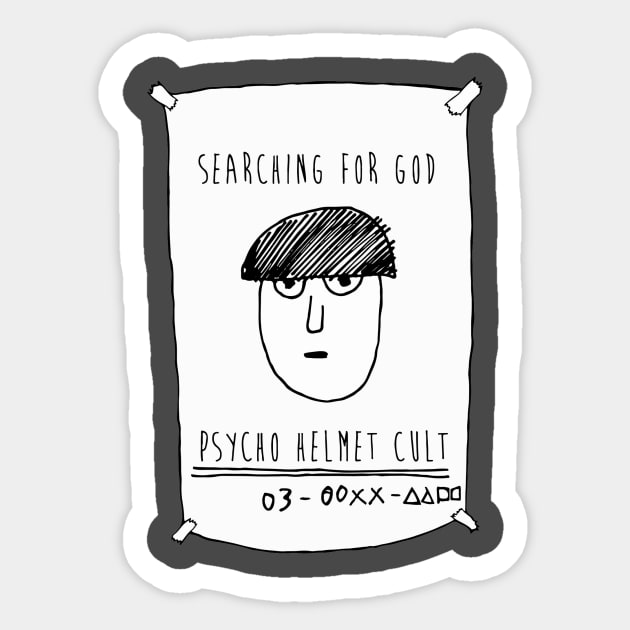 Psycho Cult Sticker by animune